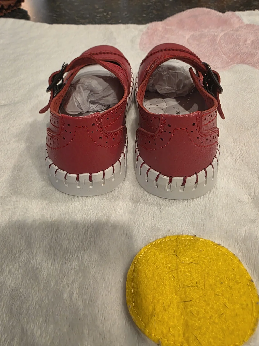 bernie mev. Red Mary Jane Dress Shoes for Kids